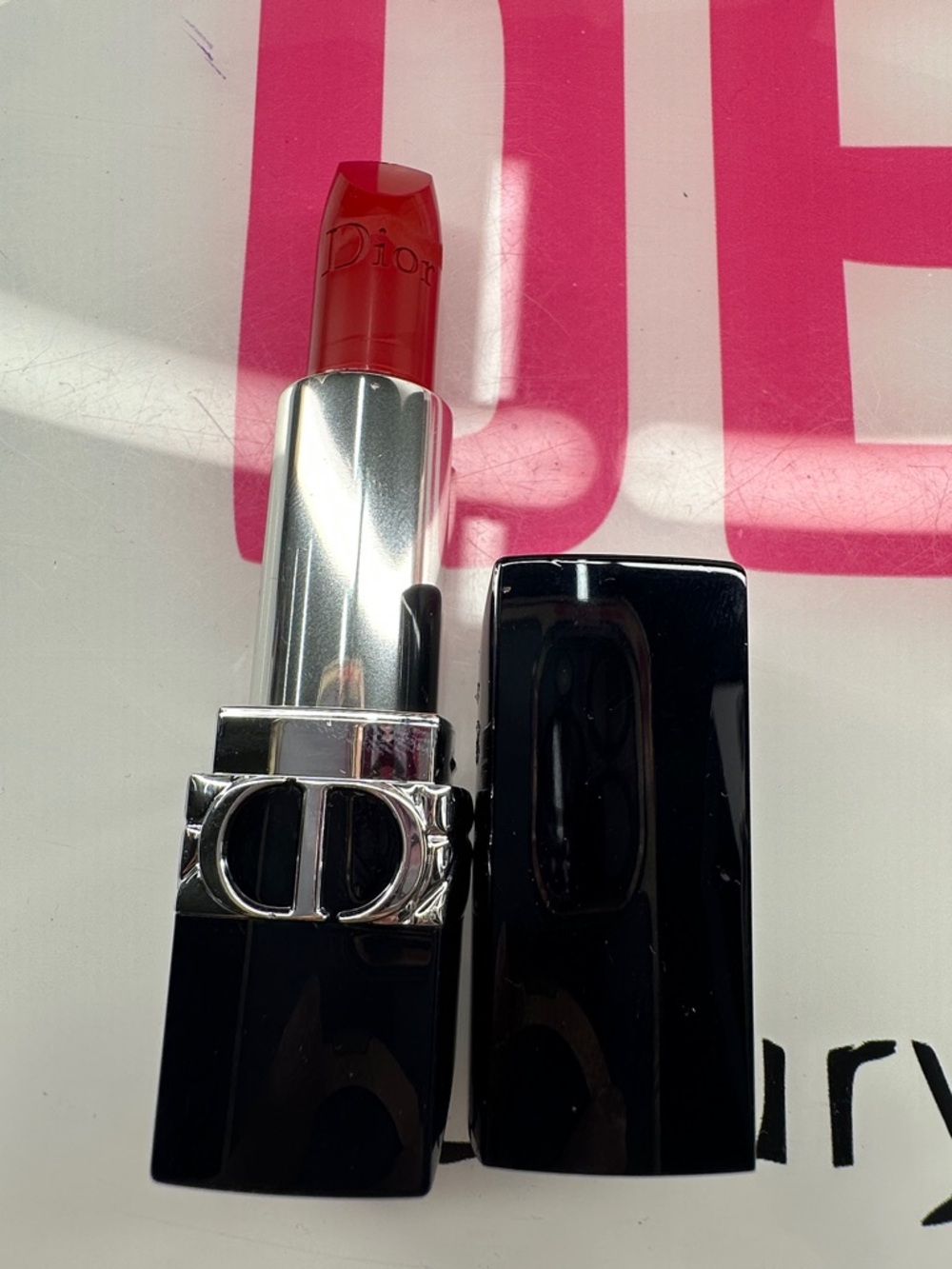 Dior Red Lipstick 999 satin new no box - Picture 1 of 4